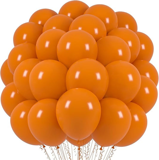 Burnt Orange Balloons, 66pack 12inch Retro Orange Latex Party Balloons for Wedding, Birthday, Graduation, Bridal Shower, Baby Shower, Gender Reveal, Anniversary Party Decorations