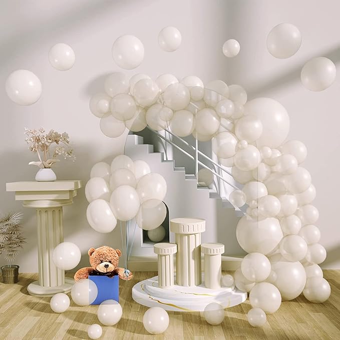 Labeol Clear Balloons Different Sizes 151PCS 18/12/10/5 Inch Clear Balloon Garland Arch Kit Quality Transparent Latex Balloons Decorations for Party Birthday Graduation Wedding