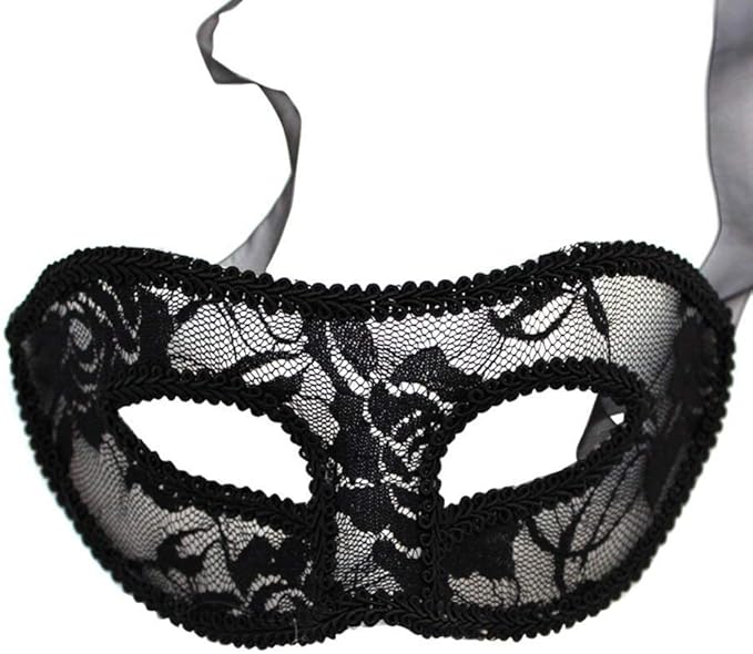MYMENU Masquerade Mask for Couples Women Metal Rhinestone Venetian Party Evening Prom ball