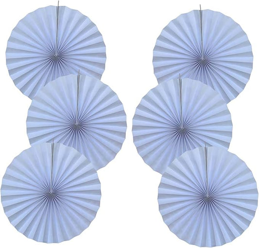 White Party Decorations,Wedding Decorations for Party Events Accessories,White Birthday Decor,Anniversary Decorations,Birthday Decorations for Men 16in Hanging Paper Fans 30 Color DIY Set(White)