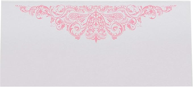 Paisley Printable Place Cards, Pink (Choose Color), Set of 150 (25 Sheets), Laser & Inkjet Printers - Wedding, Party, Dinner, and Special Events - Made in the USA