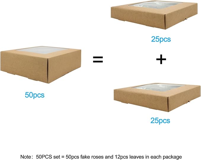 Artificial Flowers Realistic Roses, 50pcs Real Looking Fake Roses with Stem for DIY Wedding Bouquets Centerpieces Bridal Shower Party Home Romantic Decorations (Regular 3" - 50pcs, Light Purple)