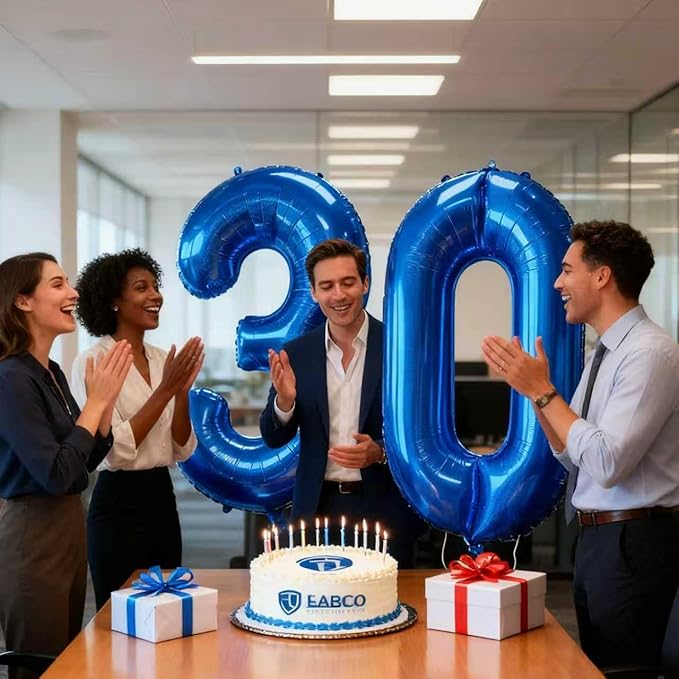 Laser Navy Blue Number 30 Balloons 40 Inch Giant Number Dark Blue 30 Foil Mylar Balloons for 30th Birthday Anniversary Events Party Decorations