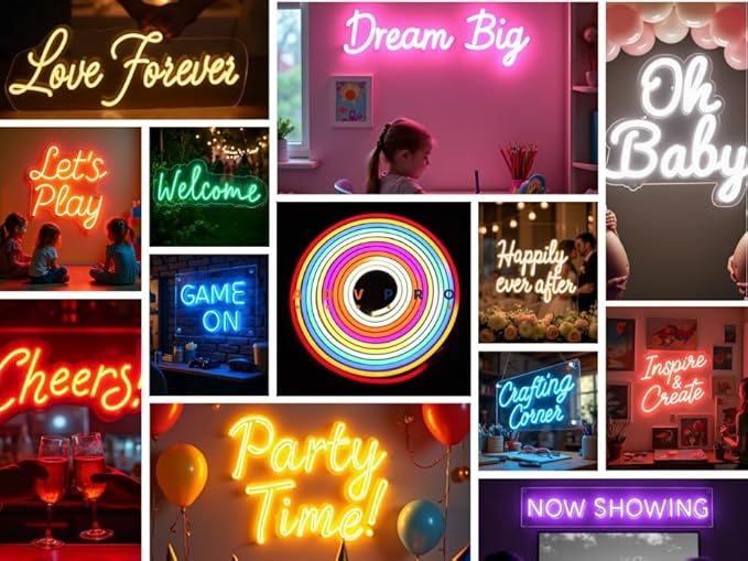 ADVPRO Custom Business Logo LED Neon Signs, Customizable for Wall Decor, Window Display, Personalized Large Led Light Sign with Shop Name, Logo