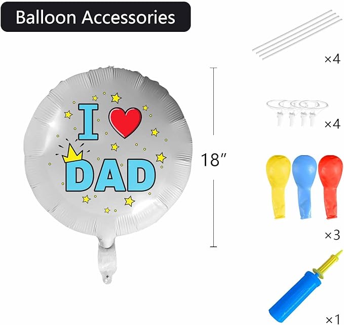 DIYKST Custom 18" Balloons with Logo Personalized Balloon with Photo Text Face on Balloon Design Your Own Balloons
