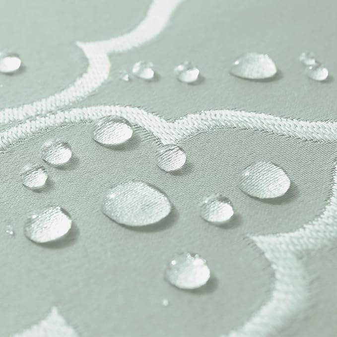 SASTYBALE Jacquard Cloth Napkins 20 x 20 Inch Flower Pattern 4 Pieces Solid Washable Comfortable for Restaurant Family Dinners Weddings Parties and Banquets(Square, 20 inch x 20 inch,Sage Green)