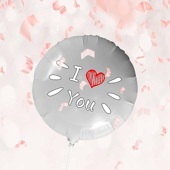 DIYKST Custom 18" Balloons with Logo Personalized Balloon with Photo Text Face on Balloon Design Your Own Balloons