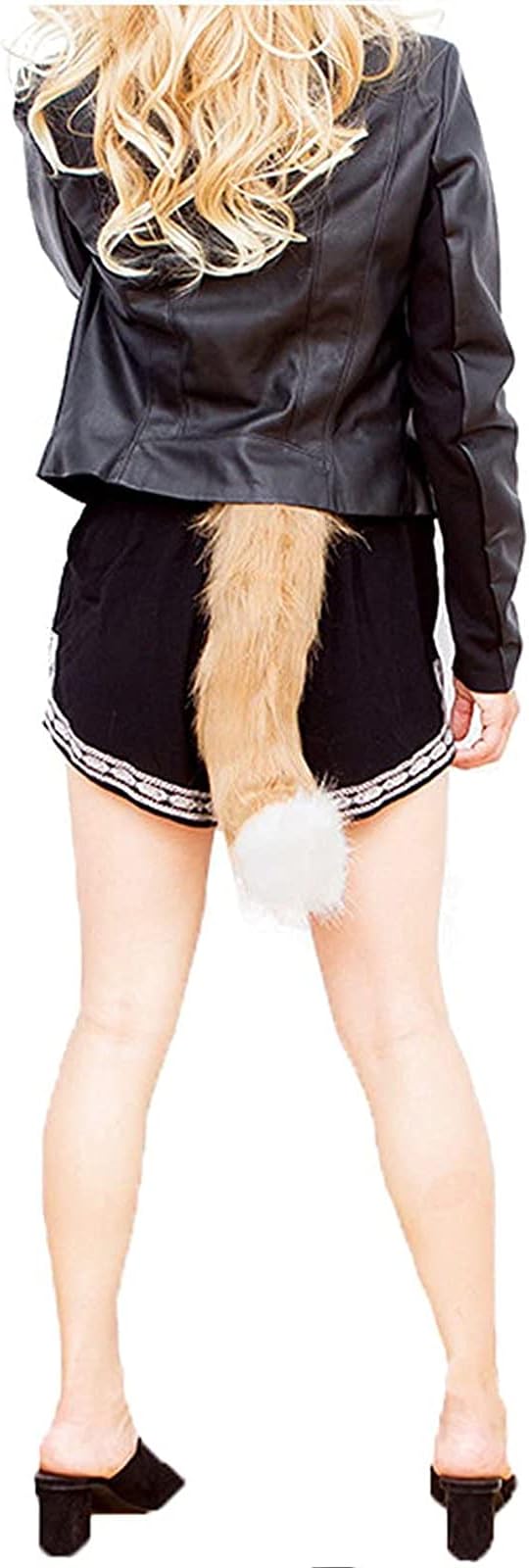 Faux Fur Fox Costume Tail Cosplay Halloween Christmas Party Costume One Size