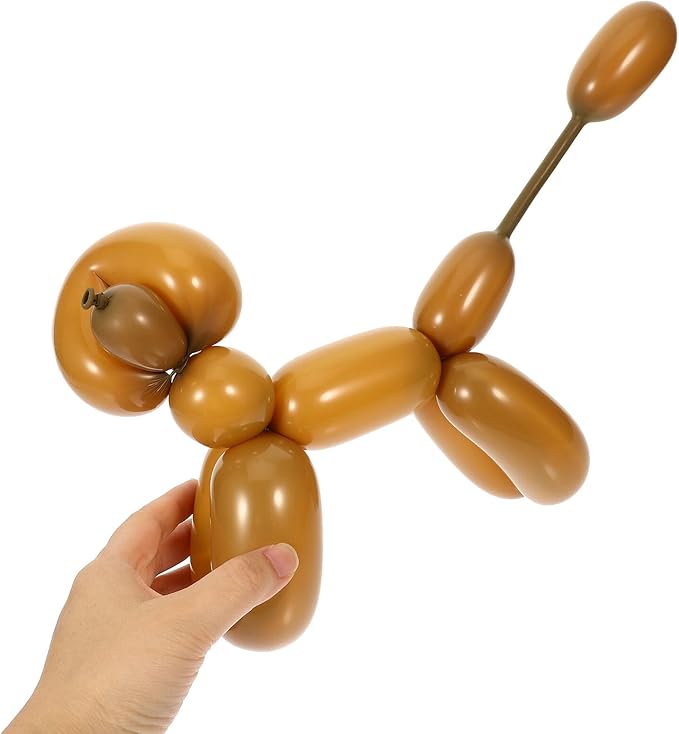 BESPORTBLE 100pcs Long Twisting Balloons DIY Modelling Balloons Kit for Party Decorations Festival Birthday Wedding Supplies