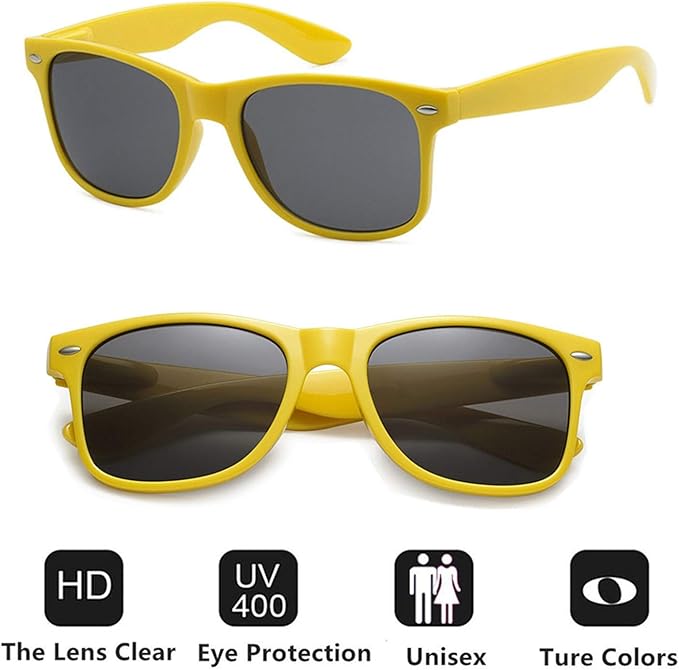 Eyegla Sunglasses Bulk Adults Party Sunglasses 80s Glasses Shades for Party Favors 8/10/20/30Pack