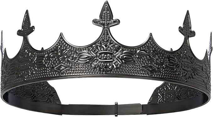 King Crown for Men Crowns Tiara for Birthday Party Costume