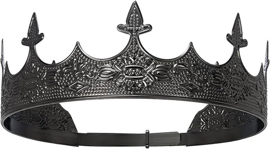 King Crown for Men Crowns Tiara for Birthday Party Costume