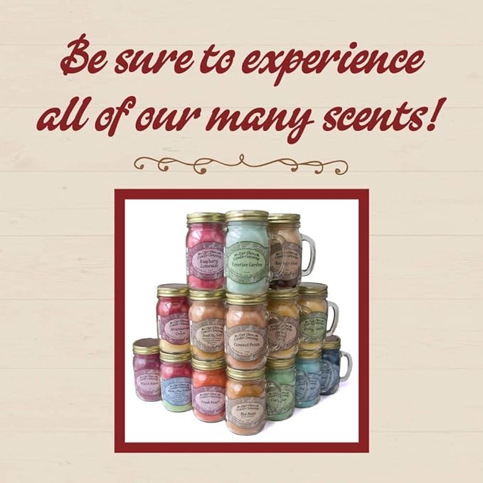 Our Own Candle Company, Fresh Linen Scented Mason Jar Candle, 100 Hour Burn Time,13 Ounces
