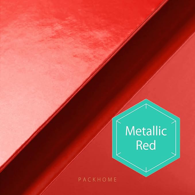 PACKHOME Large Christmas Gift Box 13.5x10x3.5 Inches, Sturdy Shirt Box with Magnetic Lid for Multiple Occasions (Glossy Red)