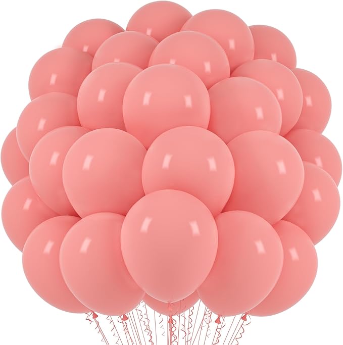 Retro Pink Balloons, 66pack 12inch Blush Pink Balloons Latex Party Balloons for Birthday Baby Shower Valentine's Day Graduation Wedding Gender Reveal Anniversary New Year Party Decorations