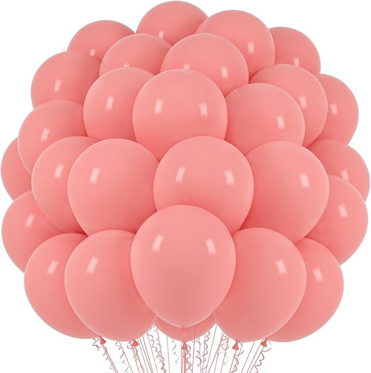 Retro Pink Balloons, 66pack 12inch Blush Pink Balloons Latex Party Balloons for Birthday Baby Shower Valentine's Day Graduation Wedding Gender Reveal Anniversary New Year Party Decorations