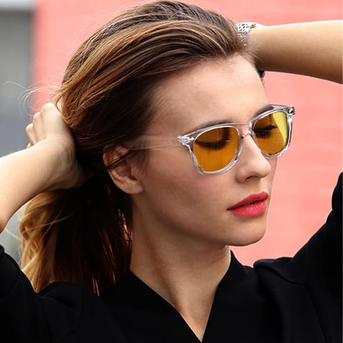 SUNOVELTIES 12/24 Pack Neon Party Sunglasses Mirrored/Jelly Lens Bulk Glasses Horn Rimmed Eyewear for Men Women