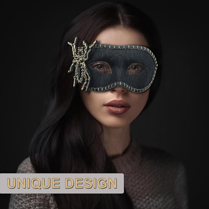 Couple Masquerade Mask for Women Men Shiny Venetian Mask Halloween Mask for Party Prom Ball Costume Lace Masks