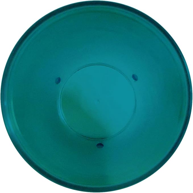 Party Outlaw Plastic Cup Tumblers 6 Pc Lightweight, Heavy Duty Stackable Cafe Style Plastic Glasses. Reusable & Dishwasher Safe Ice Tea & Water Cups (Teal, 20 ounce)