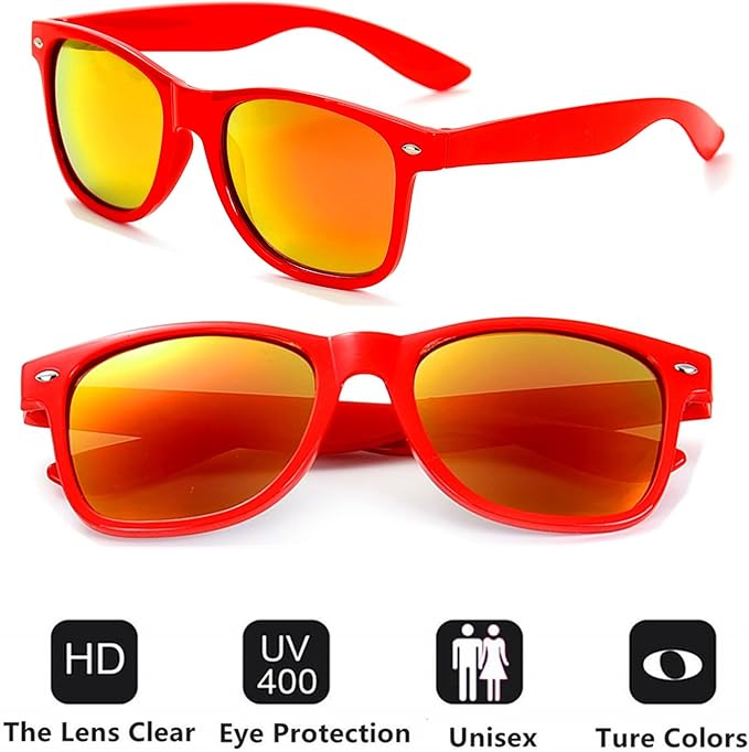 Eyegla Sunglasses Bulk Adults Party Sunglasses 80s Glasses Shades for Party Favors 8/10/20/30Pack