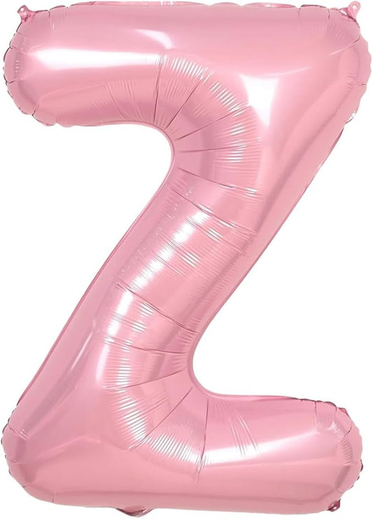 Pink Letter A Balloons, 40 Inch Mylar Helium Large A Balloon for Birthday Party Anniversary Decorations