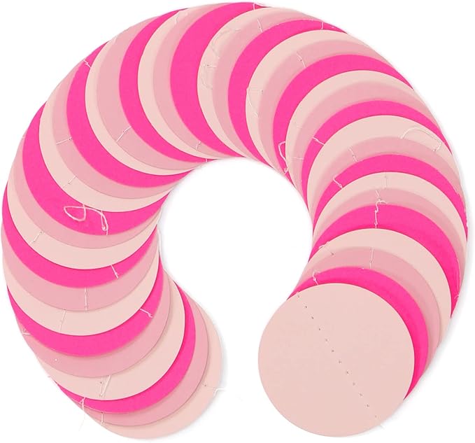 Hot-Pink Party-Decorations Paper-Garland Streamers Banner - 52Ft Girl Birthday Flamingo Baby Shower Engagement Wedding Bachelorette Hanging Decor Ouruola