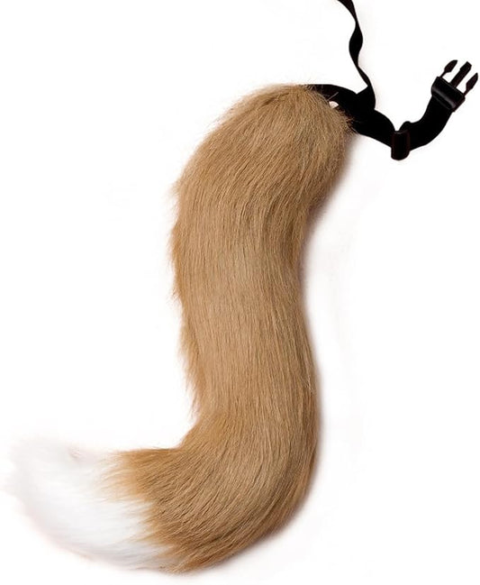 Faux Fur Fox Costume Tail Cosplay Halloween Christmas Party Costume One Size