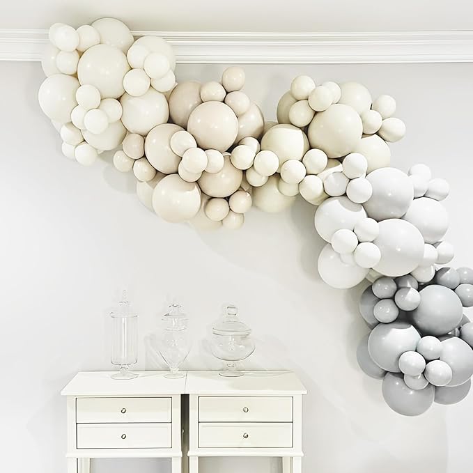 Gray Balloons, 66pack 12inch Grey Latex Party Balloons for Graduation, Wedding, Birthday, Gender Reveal, Baby Shower, Bridal Shower, Anniversary Party Decorations