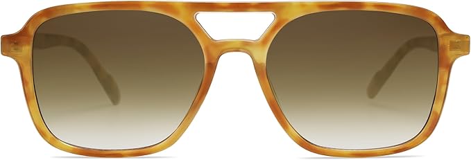 SOJOS Retro Aviator Sunglasses for Women Men,Trendy Rectangle Womens Mens Shades Sun Glasses SJ2202