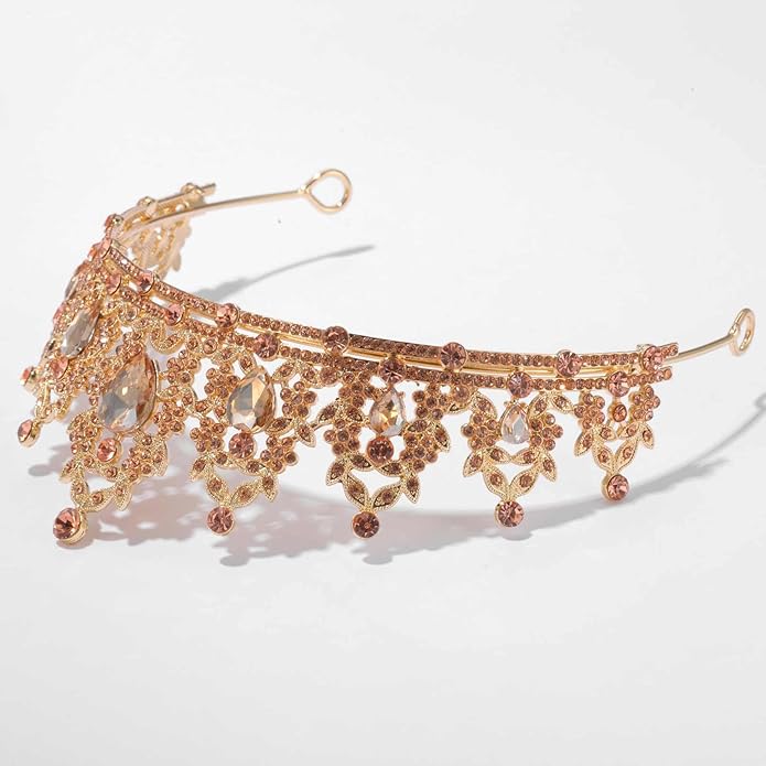 tiaras and crowns for women queen crowns for Women and Girls Crystal Princess Tiaras Rhinestone Tiaras For Wedding Bridal Birthday Prom Pageant Party