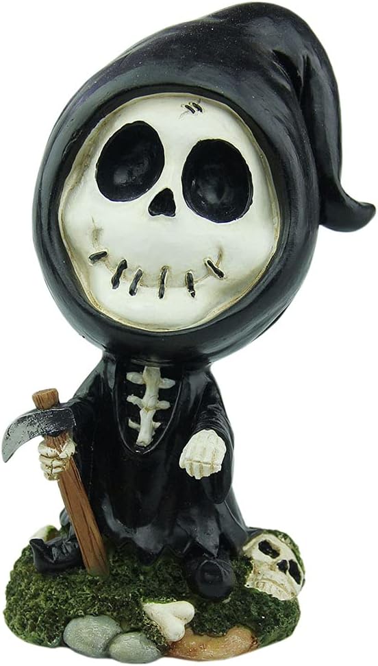 Halloween Figurines Grim Reaper Figurine Death Statue Decoration