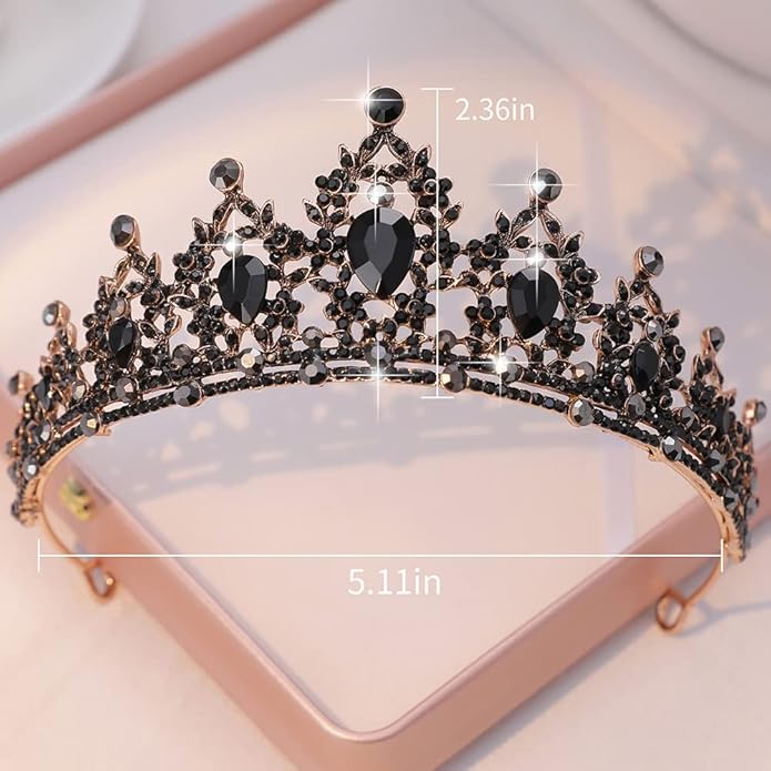 Kamirola - Queen Crown and Tiaras Princess Crown for Women and Girls Crystal Headbands for Bridal, Princess for Wedding and Party（01）
