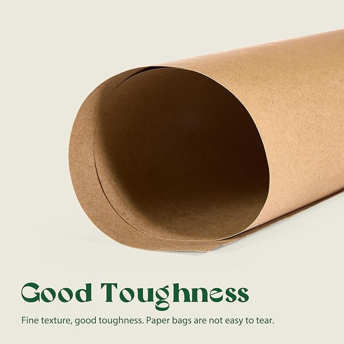 MESHA Gift Bags 10X5X13 Inch 100Pcs, Large Brown Paper Bags with Handles Bulk,Reusable Kraft Shopping Bag for Business Merchandise Retail Birthday Kids Party Favors