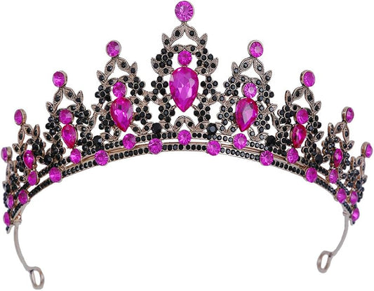 Kamirola - Queen Crown and Tiaras Princess Crown for Women and Girls Crystal Headbands for Bridal, Princess for Wedding and Party（01）