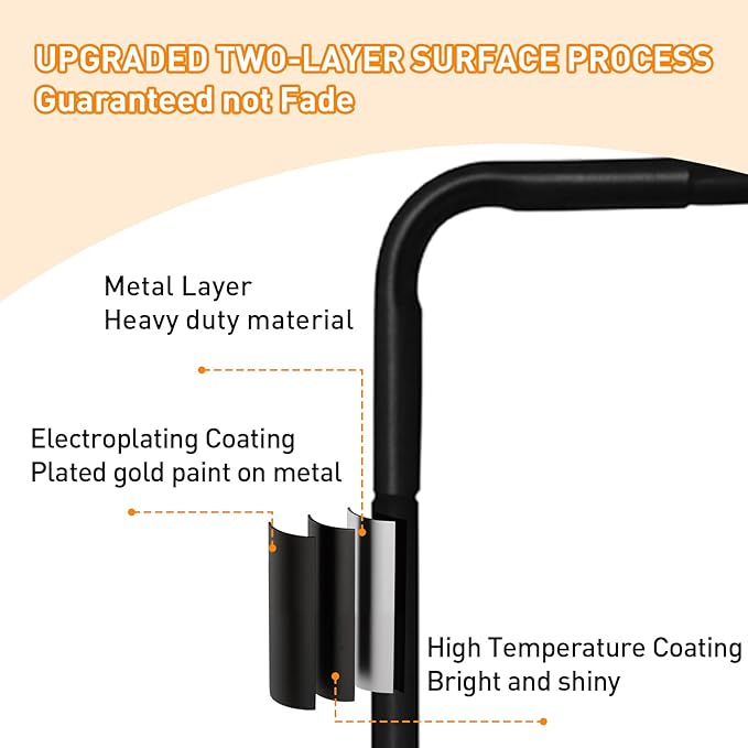 Adjustable Wedding Sign Stand, Wedding Welcome Sign Holder with Leather Sign Hanging Straps, Easel Stand for Sign Display Reception, Party Decor, Portable Sign Holder for Wedding & Baby Showers (Black)