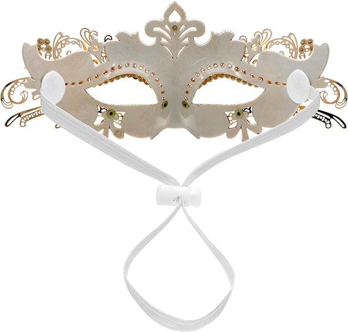 Coddsmz Couple Masquerade Mask Set - Venetian & Mardi Gras Mask for Women & Men