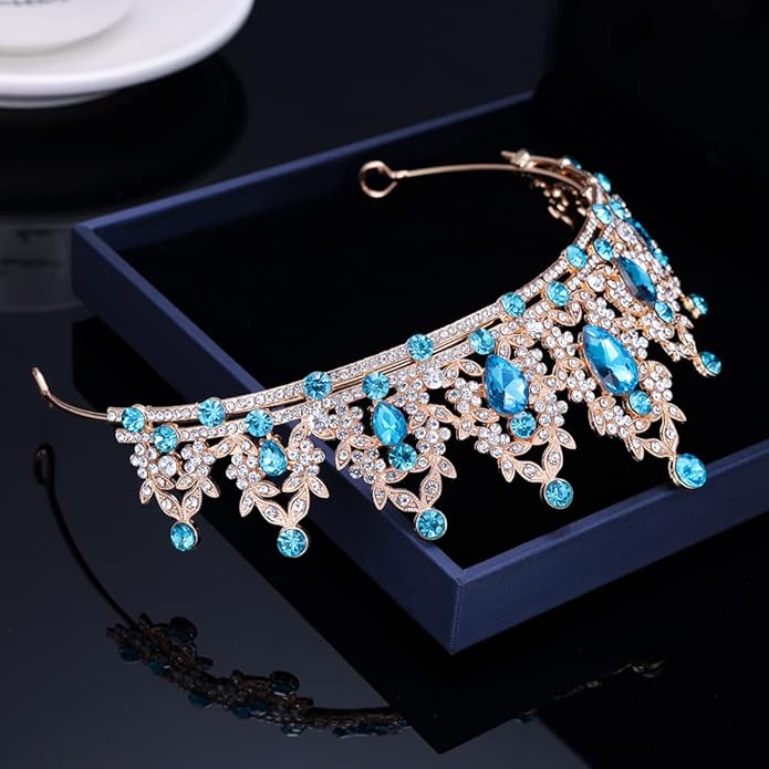 Kamirola - Queen Crown and Tiaras Princess Crown for Women and Girls Crystal Headbands for Bridal, Princess for Wedding and Party（01）