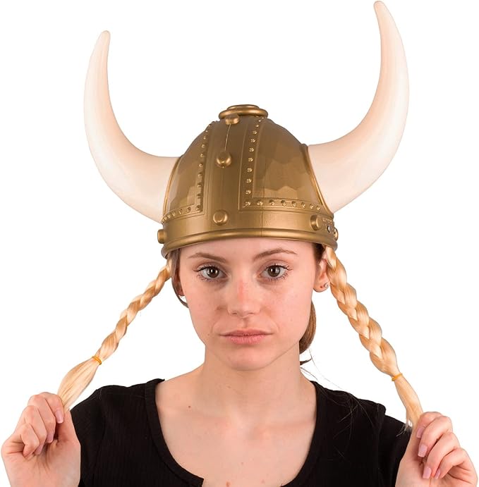 Funny Party Hats Costume - Viking Helmet - 4 Pack - Viking Costumes