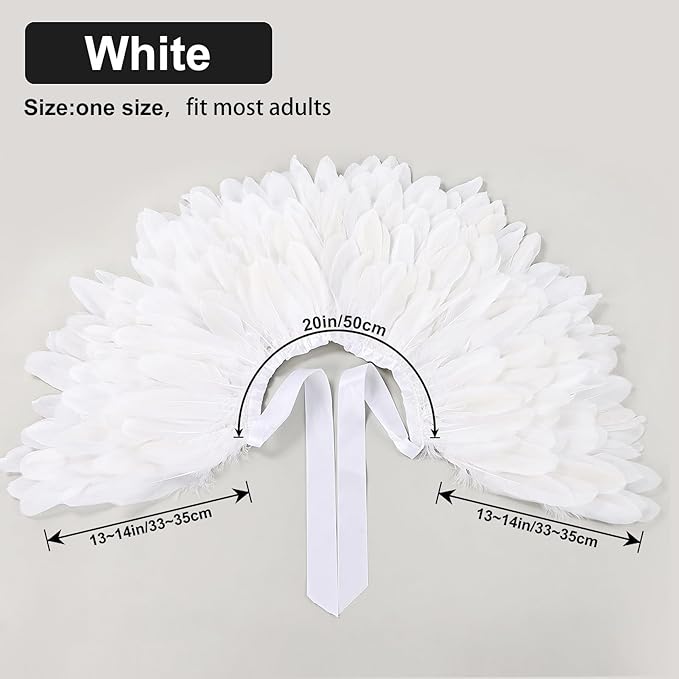 Gothic Natural Feather Shrug Feather Shawl Wrap Cape Victorian Collar for Halloween Cosplay Party Costume Accessories