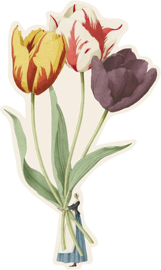 Hester & Cook Table Accent Place Cards - Dinner Name Cards for Table Setting Set of 12 - Made in USA (Tulips)