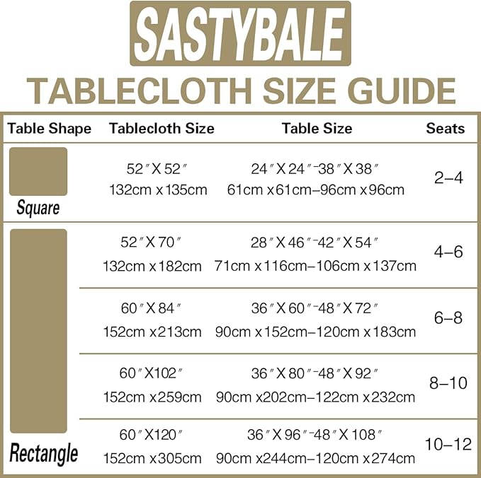 SASTYBALE Damask Gold Tablecloth for Rectangle Tables 60 x 84 Inch, Floral Jacquard Machine Wash Oil Proof Fabric Table Cloth, Thick Table Cover for Dining/Party/Wedding/Indoor/Outdoor
