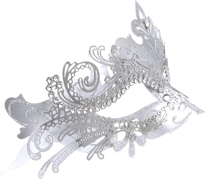 Coddsmz Couple Masquerade Mask Set - Venetian & Mardi Gras Mask for Women & Men