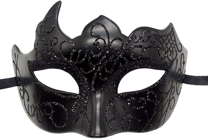 Coolwife Couples Masquerade Masks Metal Venetian Mardi Gras Party Evening Prom Costume Mask