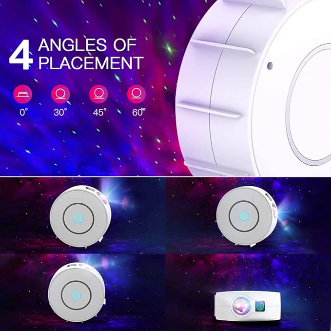 Galaxy Projector for Bedroom, Star Projector Galaxy Light, Smart APP&Voice Control, Northern Lights Projector, Nebula Lamp, Night Light Projector for Room Decor, Christmas Gifts for Grandkids Teens