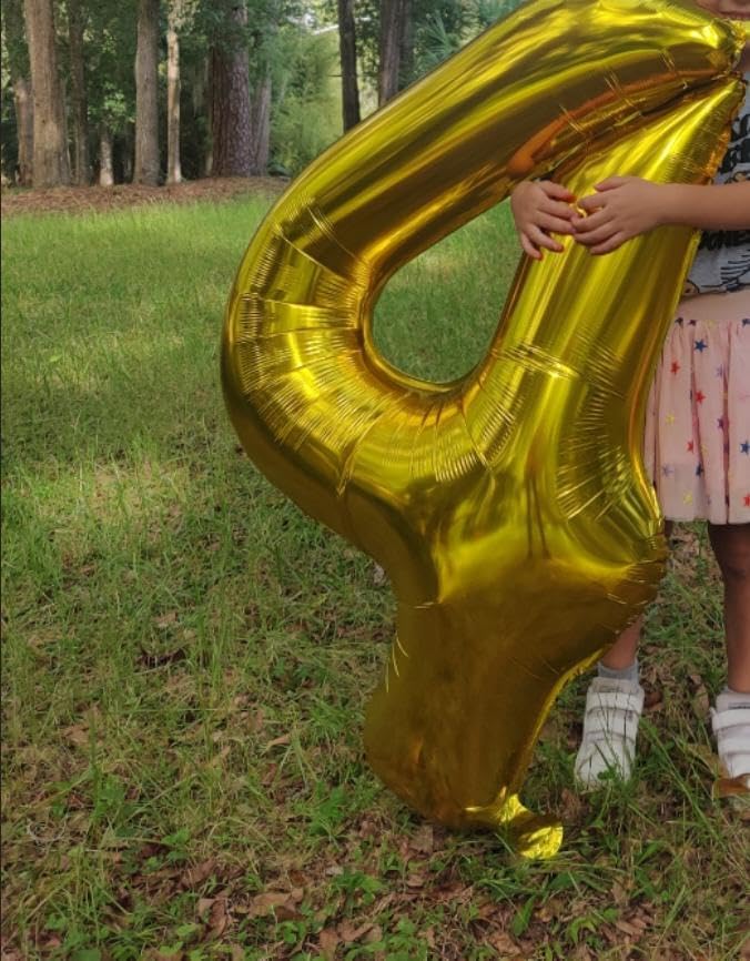 Smlpuame 40 inch Number Balloon 0-9 Gold Large Number 40 Balloons,Digital Balloons for Birthday Party Celebration Decorations Supplies, Helium Foil Number Balloons for Wedding Anniversary
