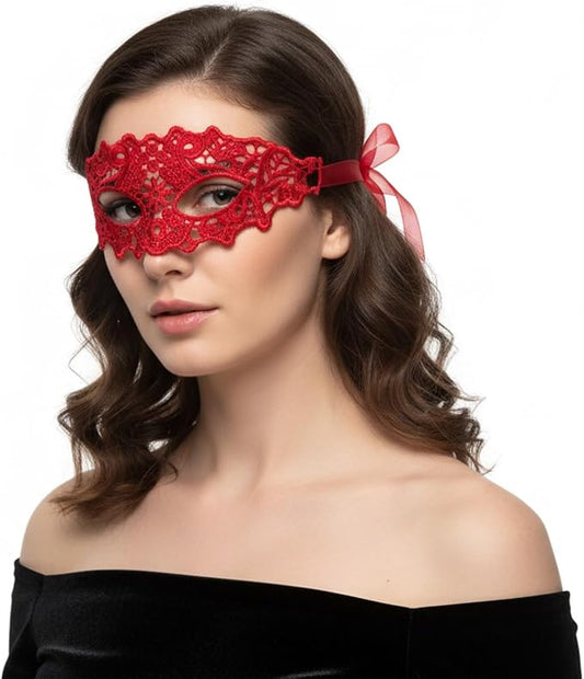 Exlinonline Lace Masquerade Mask Elastic,Fit for Adult,Soft Gentle Material,Specially For Costume,Thememed Party