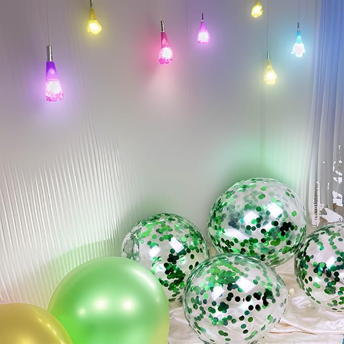 Green Table Confetti 0.59 inch Metallic Foil Confetti for Wedding Birthday Party Confetti Decoration (2.12 oz /1 pack)