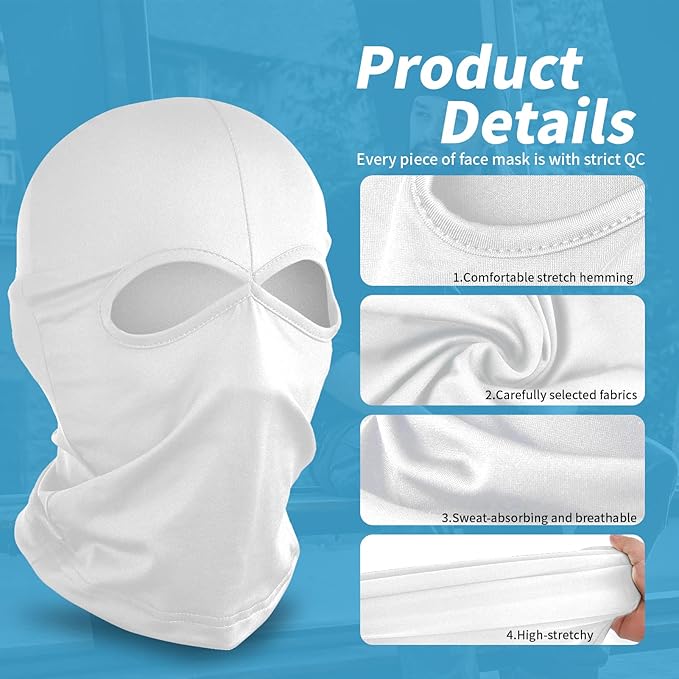 YESLIFE Ski Mask, Balaclava Face Mask for Boys and Girls – Cosplay Costume Accessory for Halloween Party