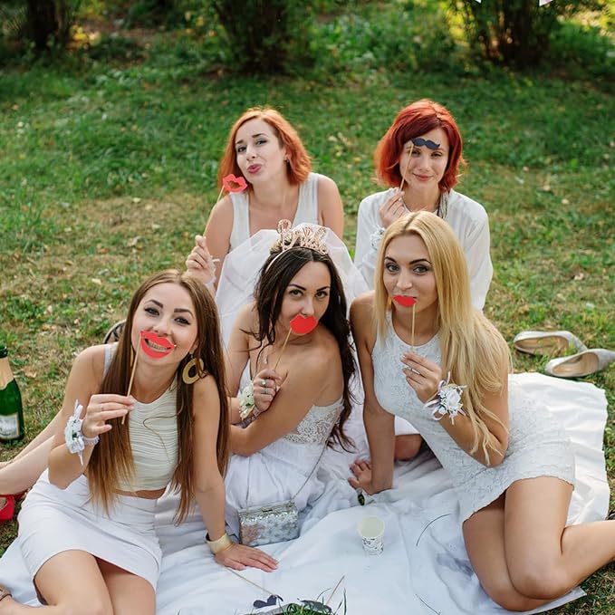 Bride to Be Headband - Bachelorette Party Decorations, Wedding Bridal Shower Favors, Bling Tiara Hair Accessories for Women and Girls, Rose Gold