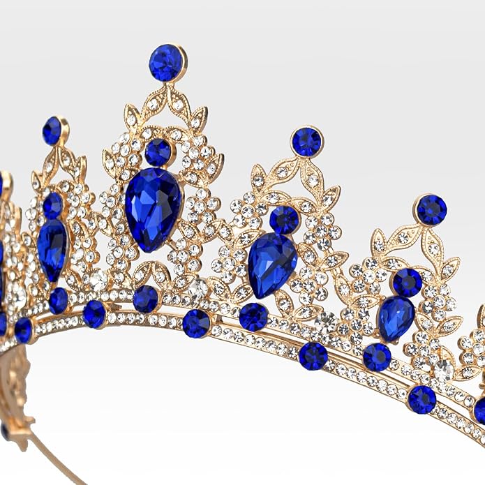 tiaras and crowns for women queen crowns for Women and Girls Crystal Princess Tiaras Rhinestone Tiaras For Wedding Bridal Birthday Prom Pageant Party